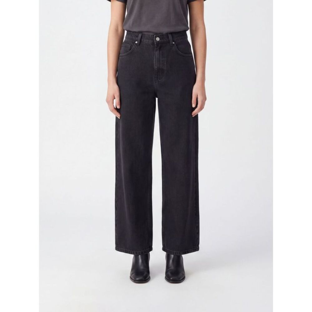 Marni Women Marni High-Waisted Wide-Leg Jeans In Cotton Denim